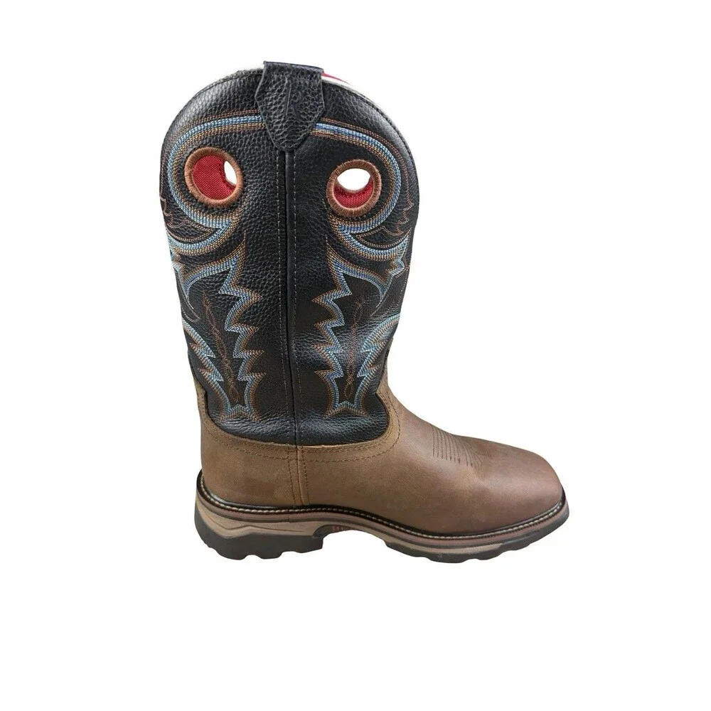 R. Watson RW1012W Men's Size 10 D Waterproof Leather Cowboy Work Boots NWOB